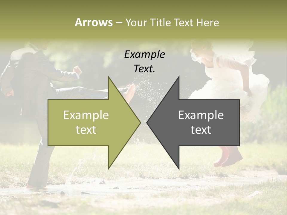 Spa Trauung Kleid PowerPoint Template