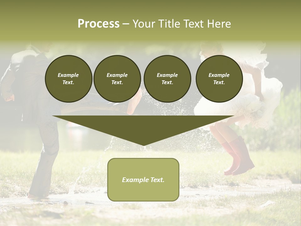 Spa Trauung Kleid PowerPoint Template