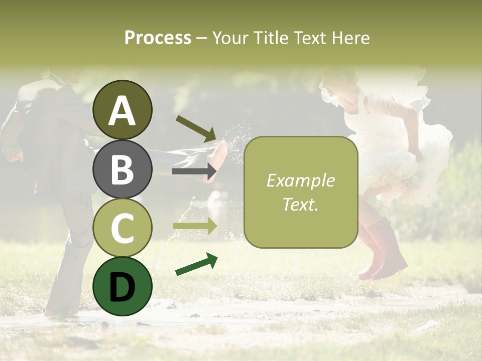 Spa Trauung Kleid PowerPoint Template