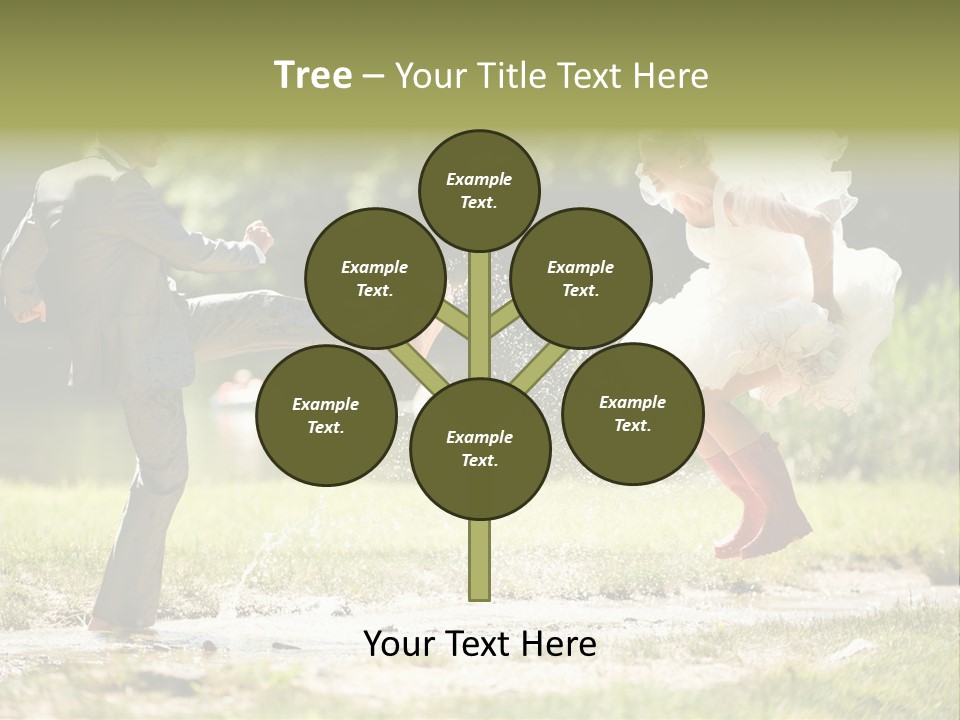 Spa Trauung Kleid PowerPoint Template