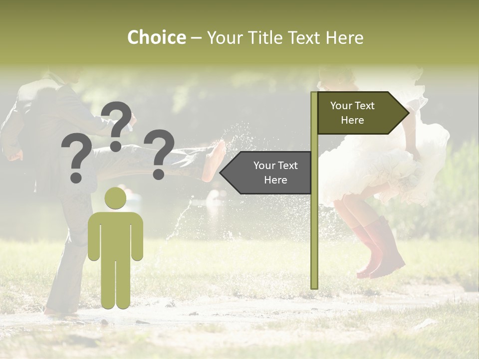 Spa Trauung Kleid PowerPoint Template