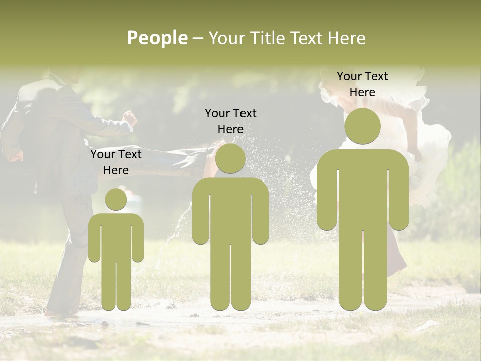 Spa Trauung Kleid PowerPoint Template