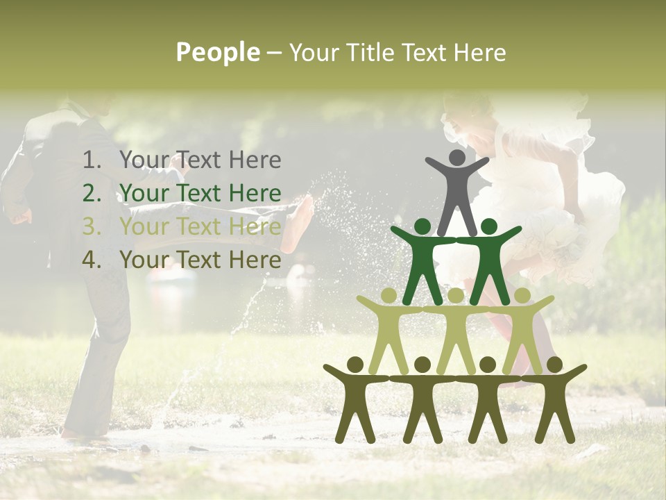 Spa Trauung Kleid PowerPoint Template