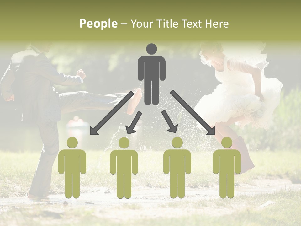 Spa Trauung Kleid PowerPoint Template