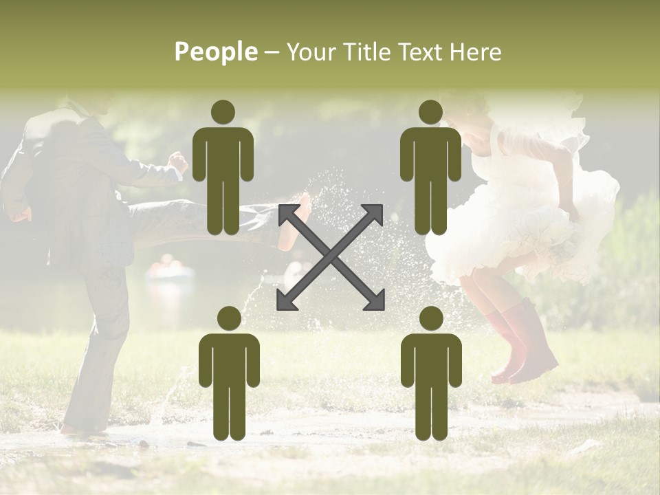 Spa Trauung Kleid PowerPoint Template