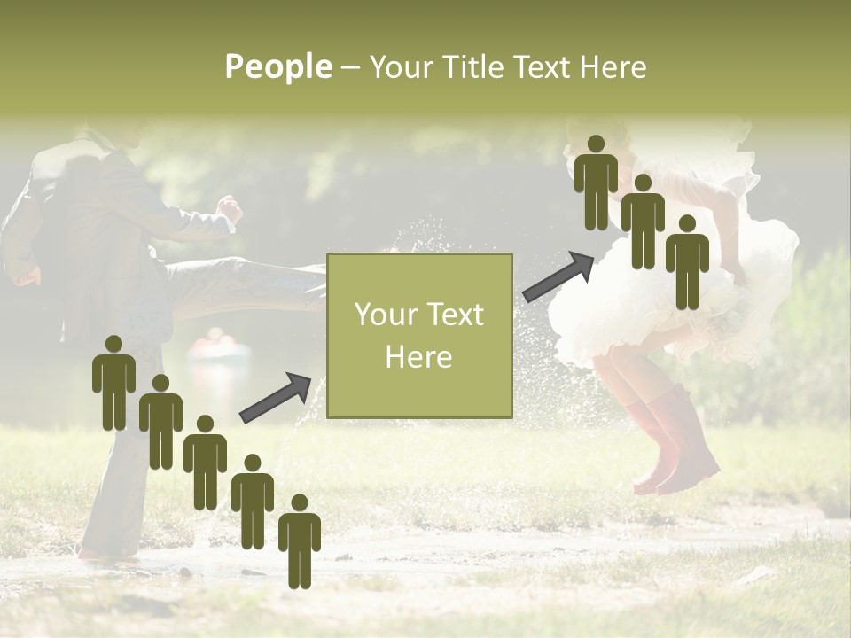 Spa Trauung Kleid PowerPoint Template