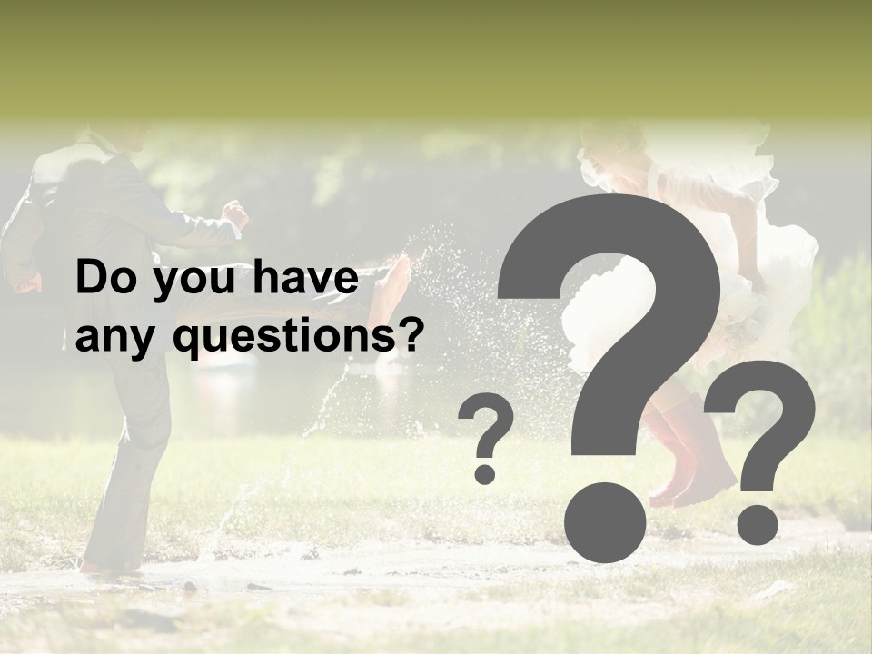 Spa Trauung Kleid PowerPoint Template