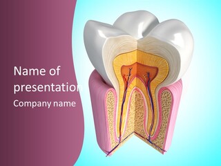 Bone Clinic Mouth PowerPoint Template