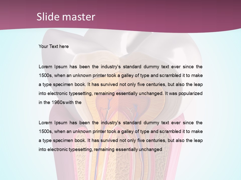 Bone Clinic Mouth PowerPoint Template