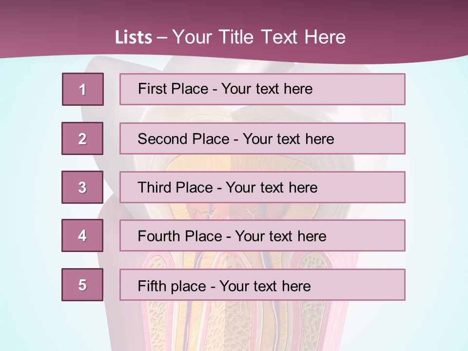 Bone Clinic Mouth PowerPoint Template