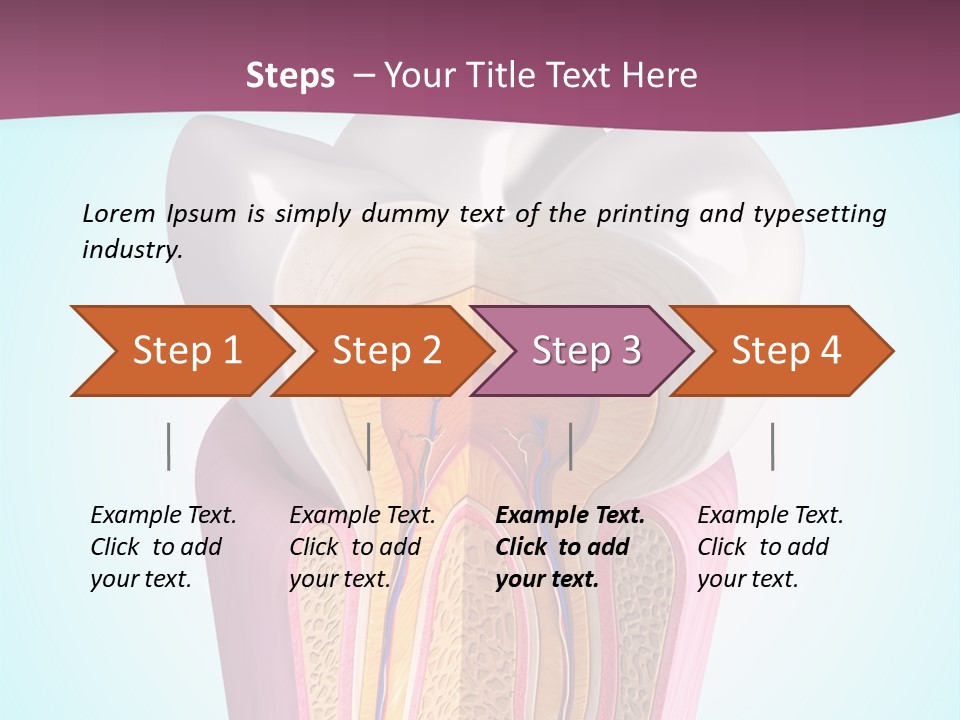 Bone Clinic Mouth PowerPoint Template