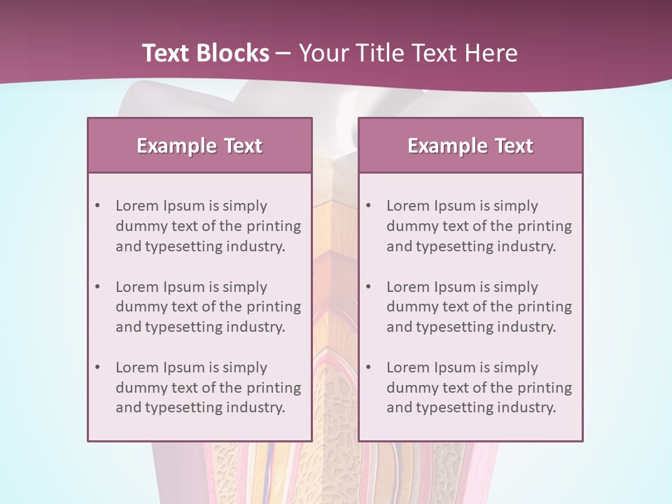 Bone Clinic Mouth PowerPoint Template