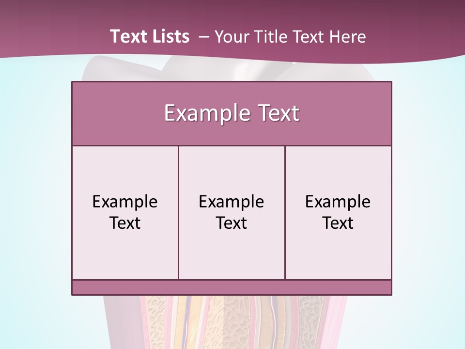 Bone Clinic Mouth PowerPoint Template