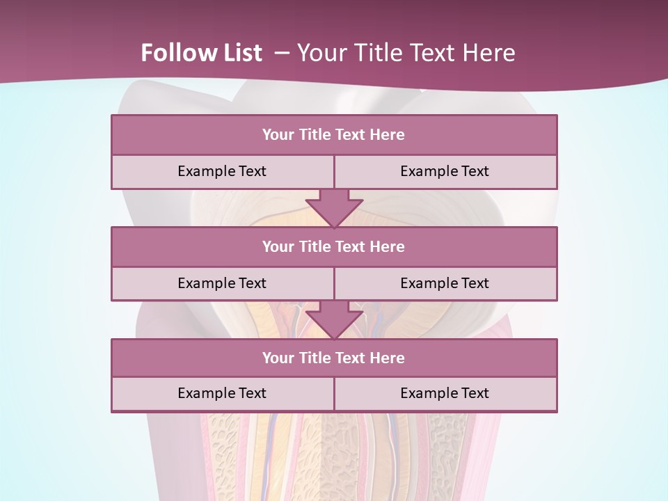 Bone Clinic Mouth PowerPoint Template