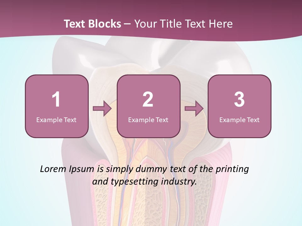 Bone Clinic Mouth PowerPoint Template