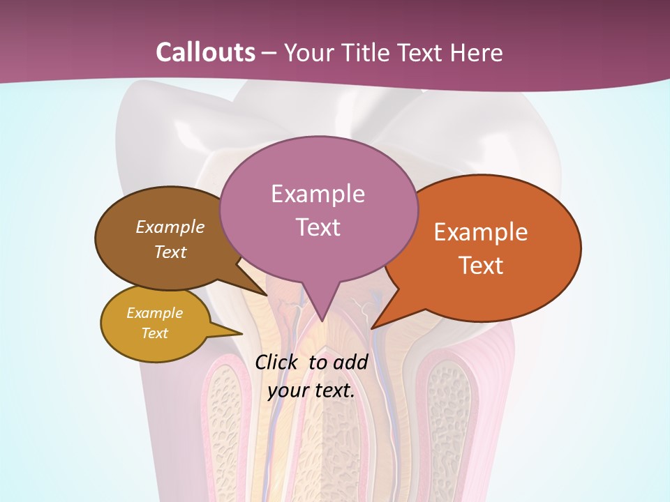 Bone Clinic Mouth PowerPoint Template