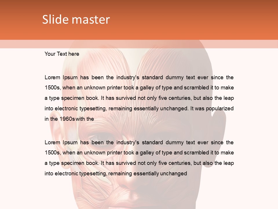 Tendon Healthy Chest PowerPoint Template