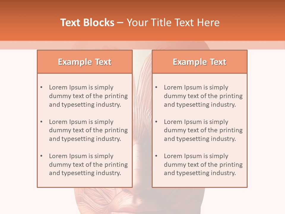 Tendon Healthy Chest PowerPoint Template