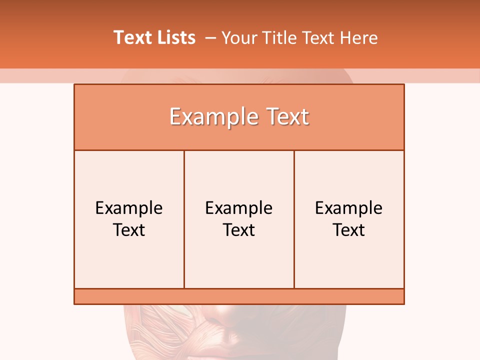 Tendon Healthy Chest PowerPoint Template