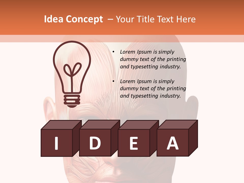 Tendon Healthy Chest PowerPoint Template