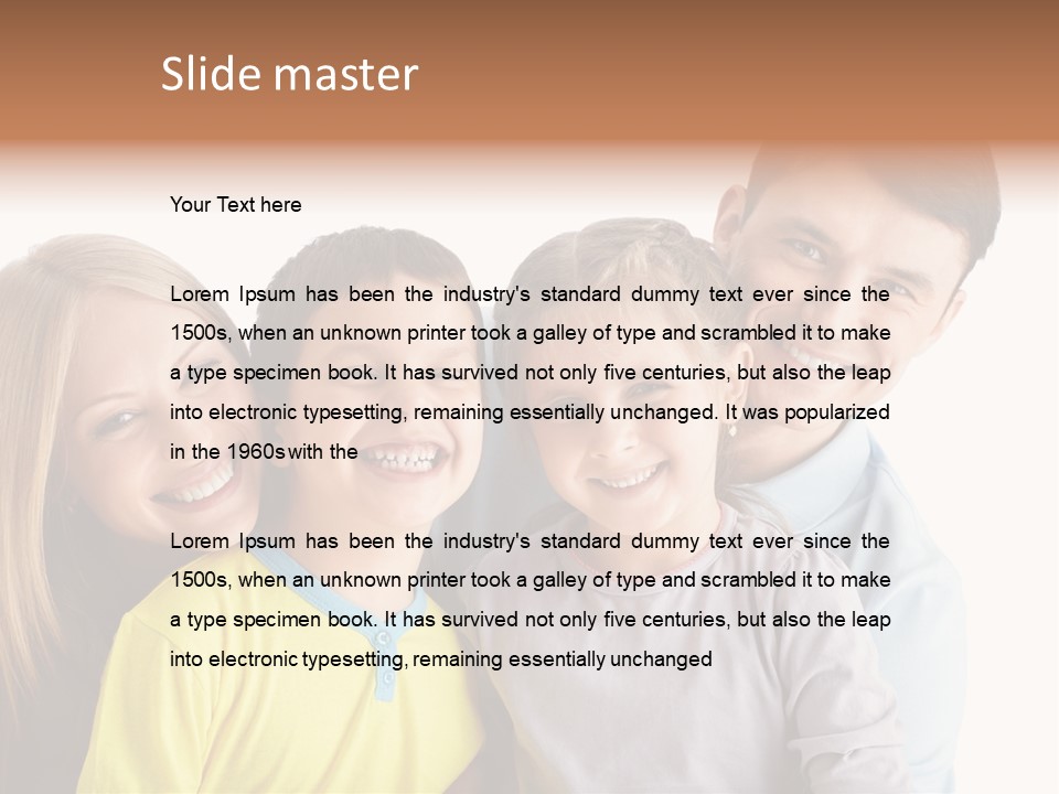 Men Fun Smiling PowerPoint Template