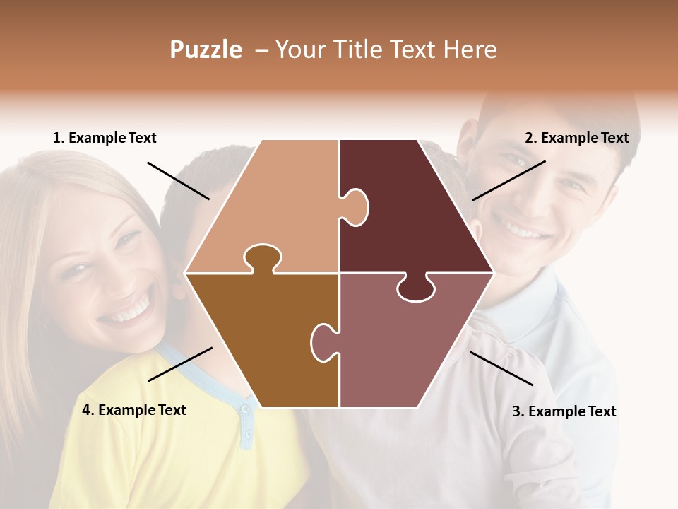 Men Fun Smiling PowerPoint Template