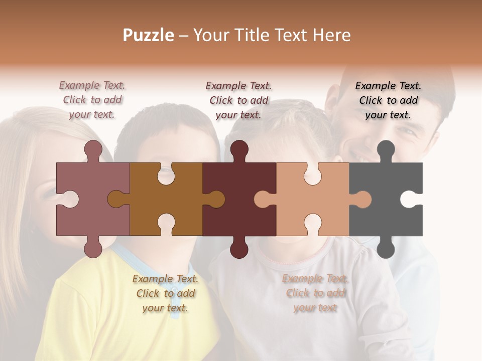 Men Fun Smiling PowerPoint Template