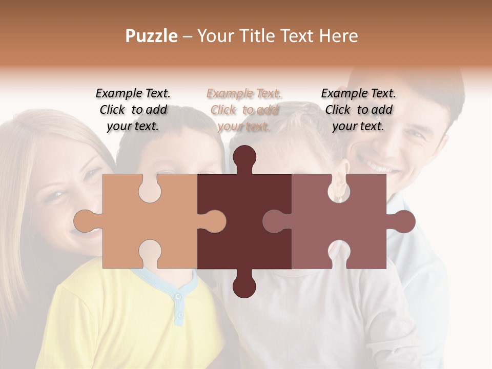 Men Fun Smiling PowerPoint Template