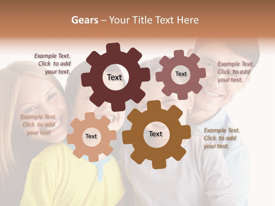 Men Fun Smiling PowerPoint Template