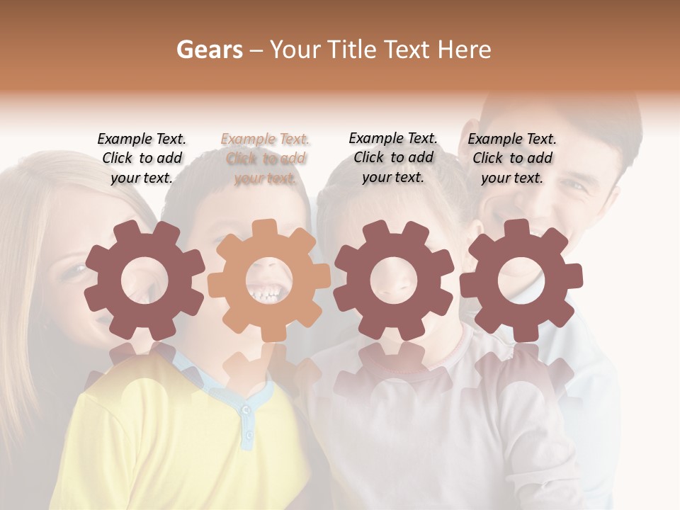 Men Fun Smiling PowerPoint Template