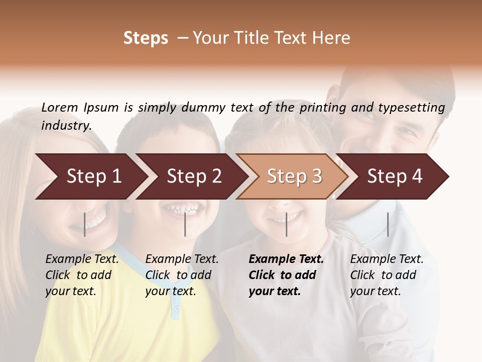 Men Fun Smiling PowerPoint Template