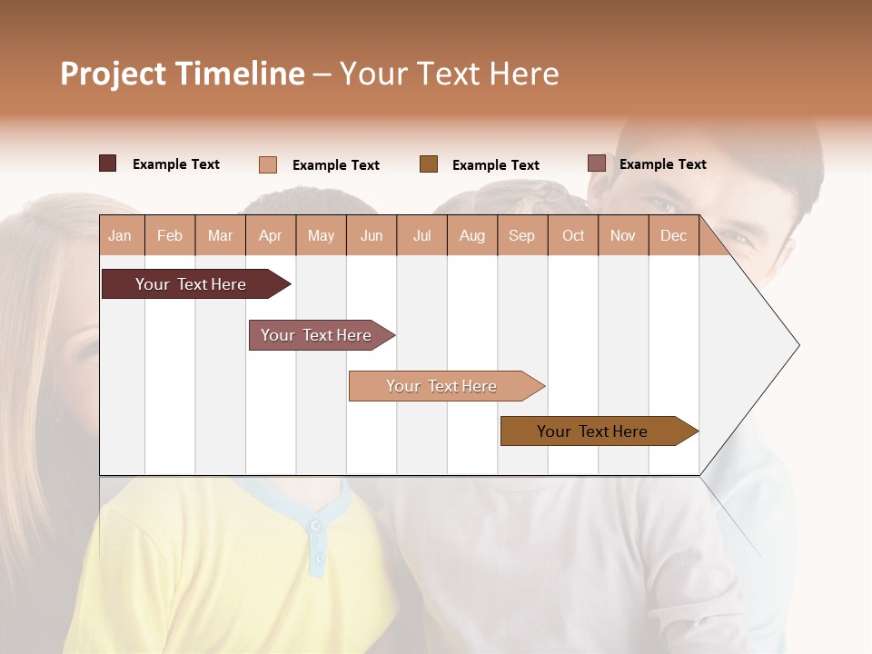Men Fun Smiling PowerPoint Template