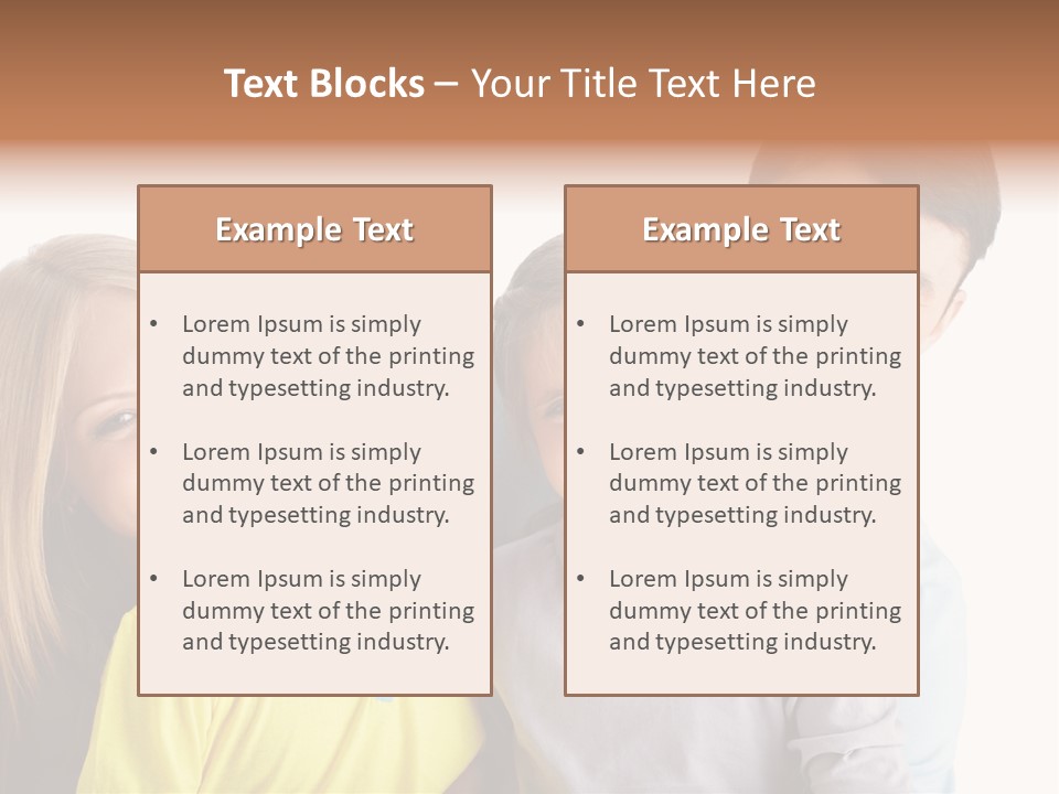 Men Fun Smiling PowerPoint Template