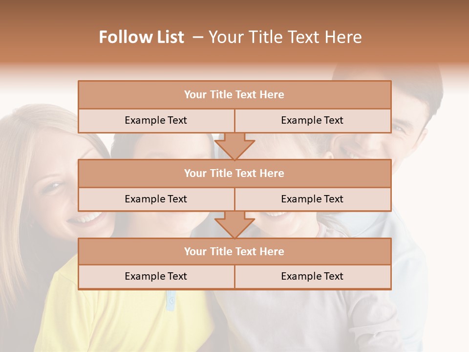 Men Fun Smiling PowerPoint Template