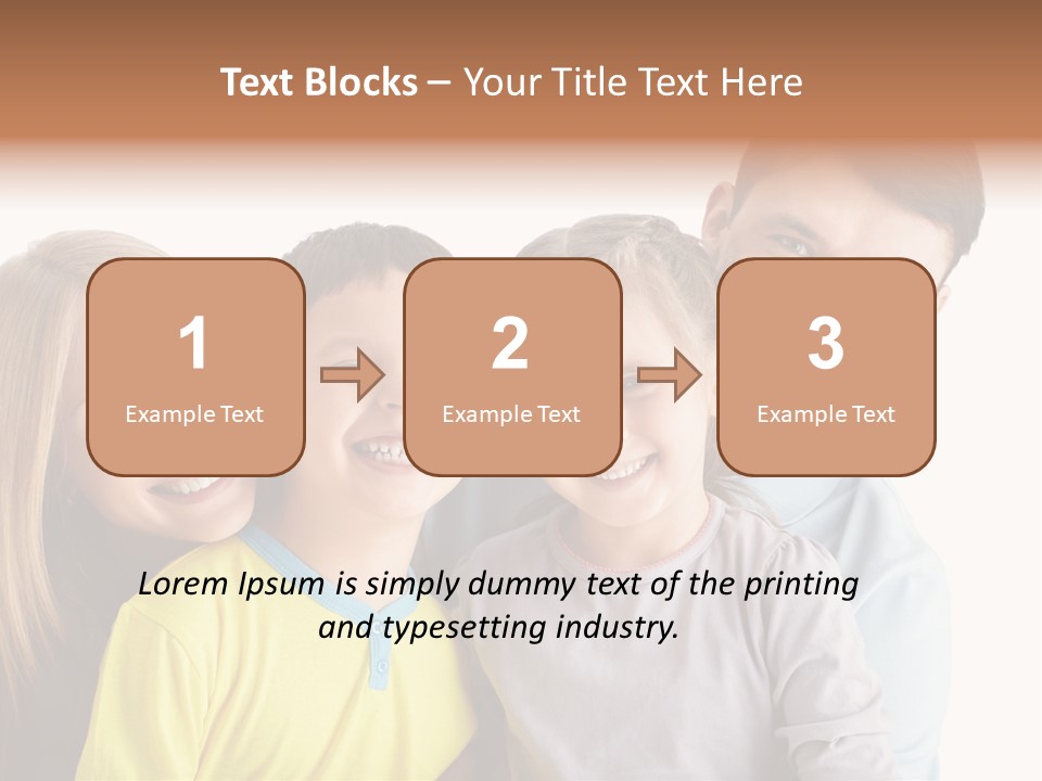 Men Fun Smiling PowerPoint Template