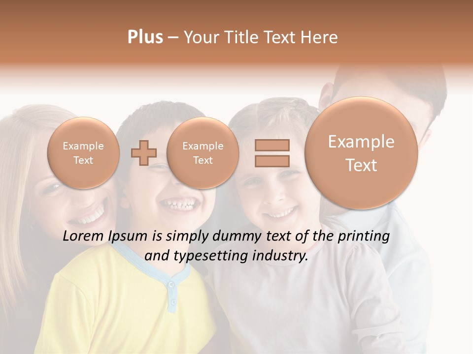 Men Fun Smiling PowerPoint Template