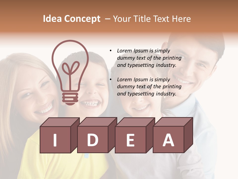 Men Fun Smiling PowerPoint Template