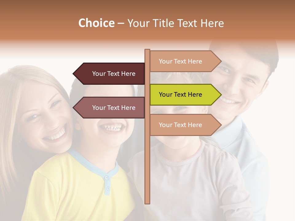 Men Fun Smiling PowerPoint Template