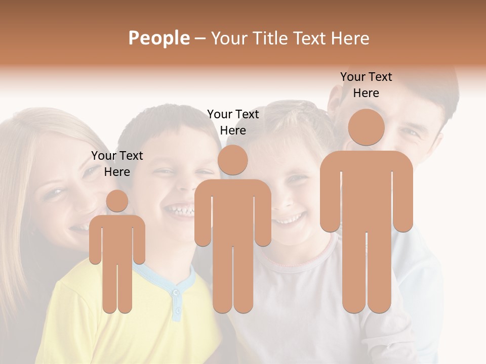 Men Fun Smiling PowerPoint Template