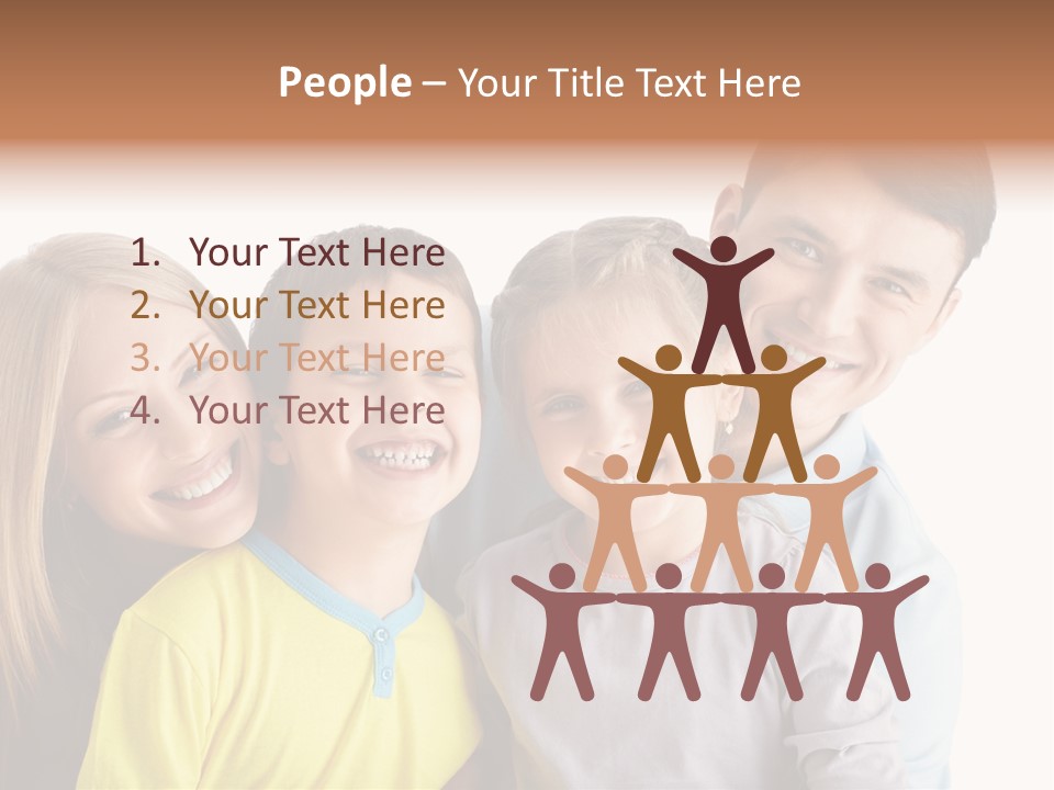 Men Fun Smiling PowerPoint Template