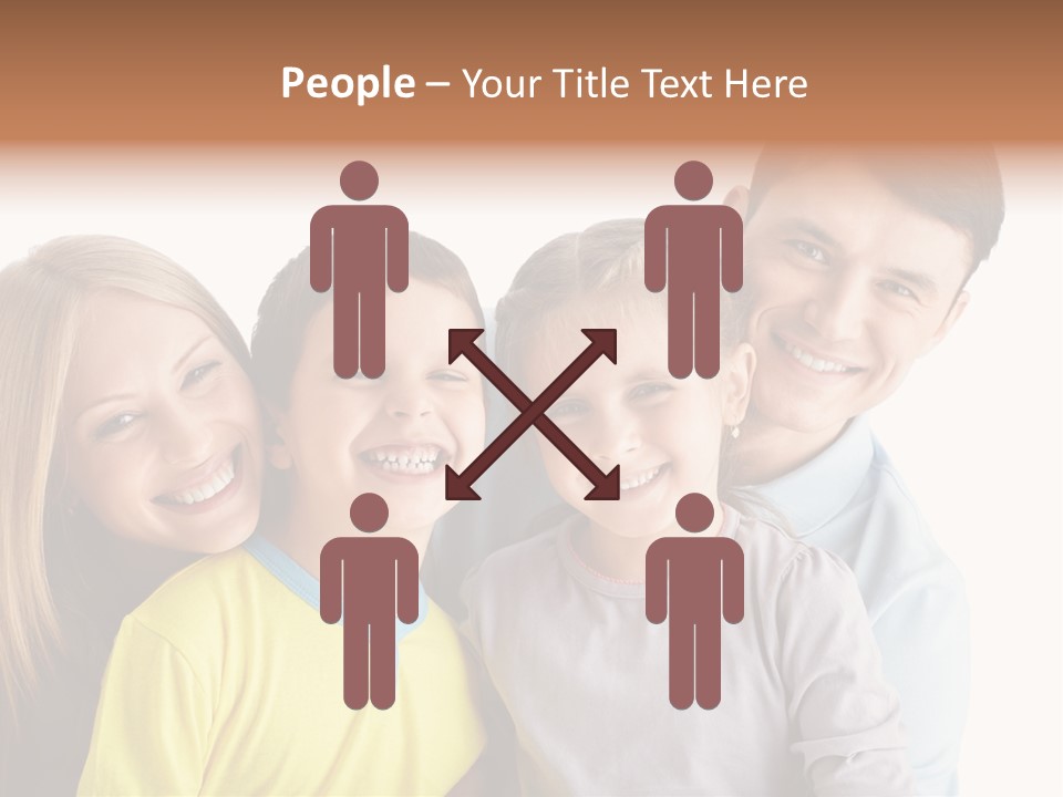 Men Fun Smiling PowerPoint Template