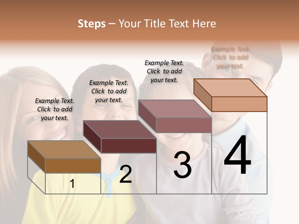 Men Fun Smiling PowerPoint Template