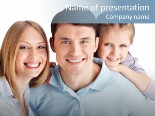 Attractive Portrait People PowerPoint Template