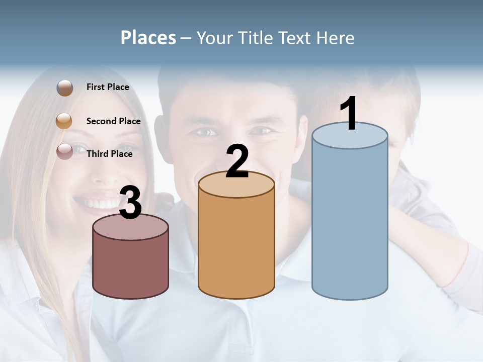 Attractive Portrait People PowerPoint Template