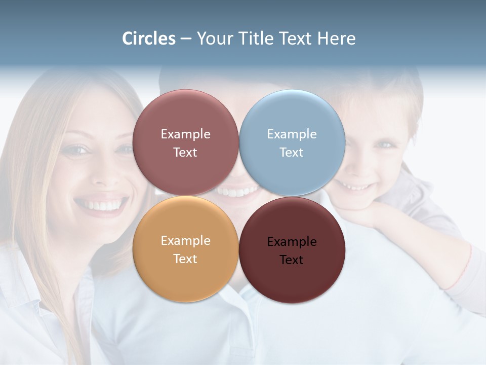Attractive Portrait People PowerPoint Template