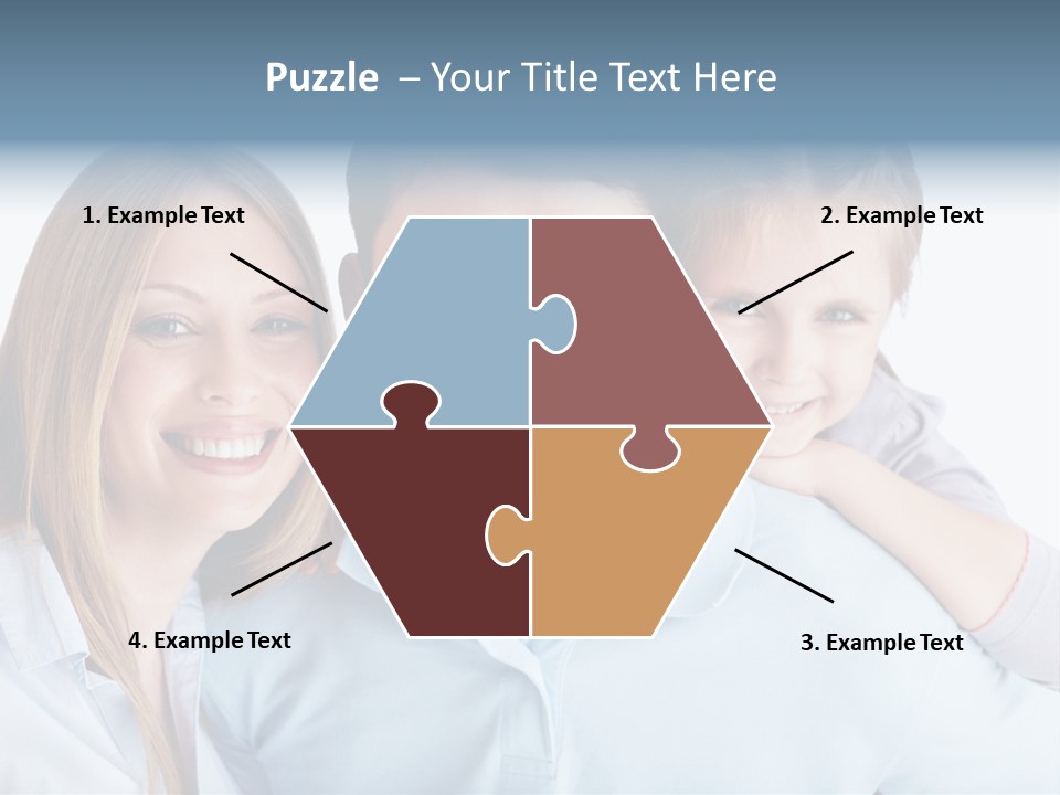 Attractive Portrait People PowerPoint Template