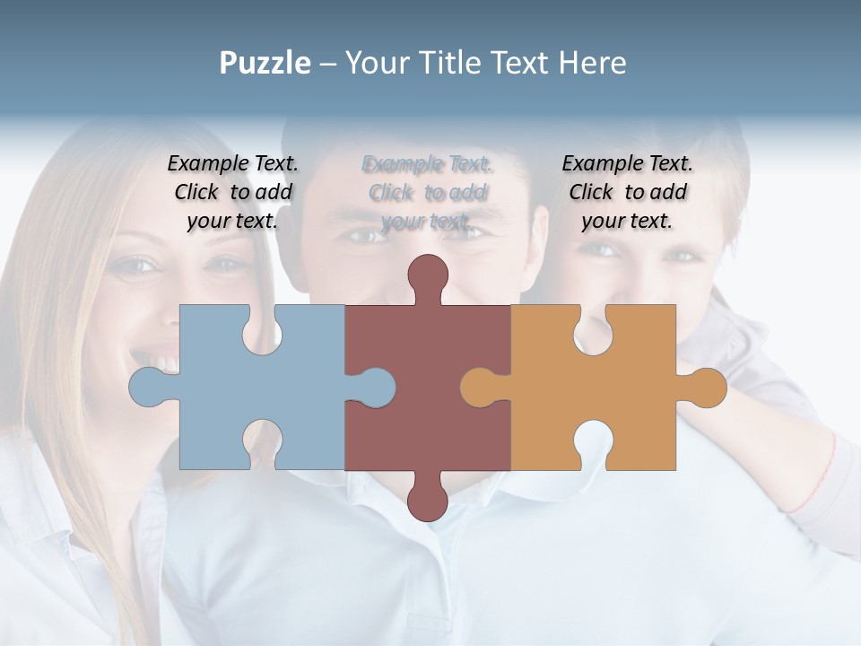 Attractive Portrait People PowerPoint Template