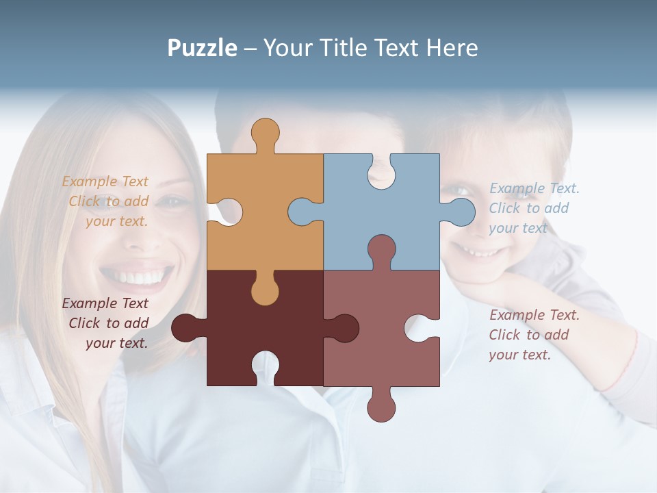 Attractive Portrait People PowerPoint Template