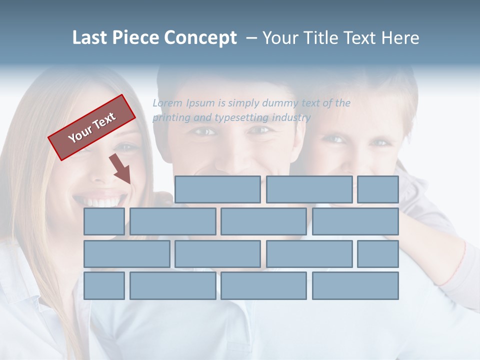 Attractive Portrait People PowerPoint Template