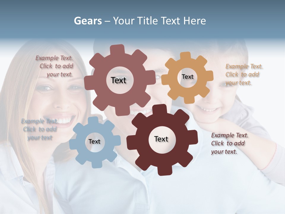Attractive Portrait People PowerPoint Template